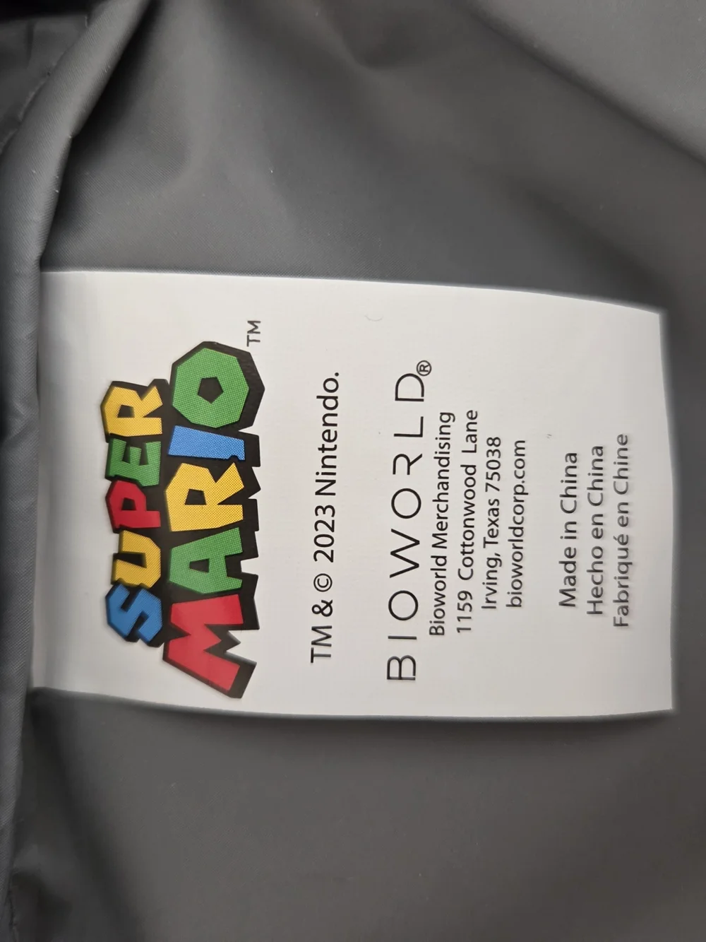 Nostalgic Bioworld Super Mario Multicolor Logo Backpack And Lunch Box